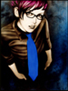 Blue tie